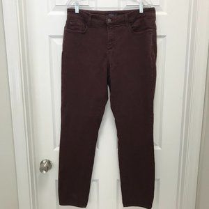 NYDJ wine color alina legging Size 12